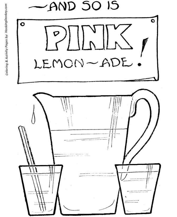 Valentine's Flowers Coloring Pages - Lemonade is Sweet