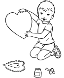 Valentine's Day Hearts Coloring Pages