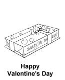 Valentine's Day Candy Coloring Pages