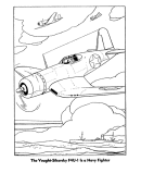 Veteran's Day Coloring Page - WW-II Vets 