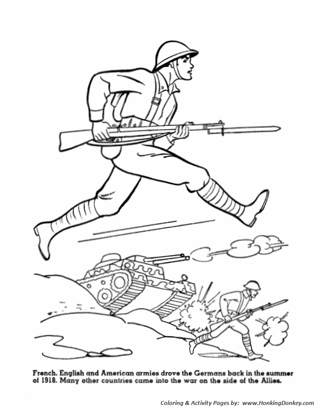 world war i coloring pages - photo #2