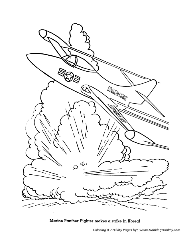 Veterans Day Coloring Pages - Korean War Veterans