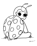 Anime Coloring page | Lady Bug