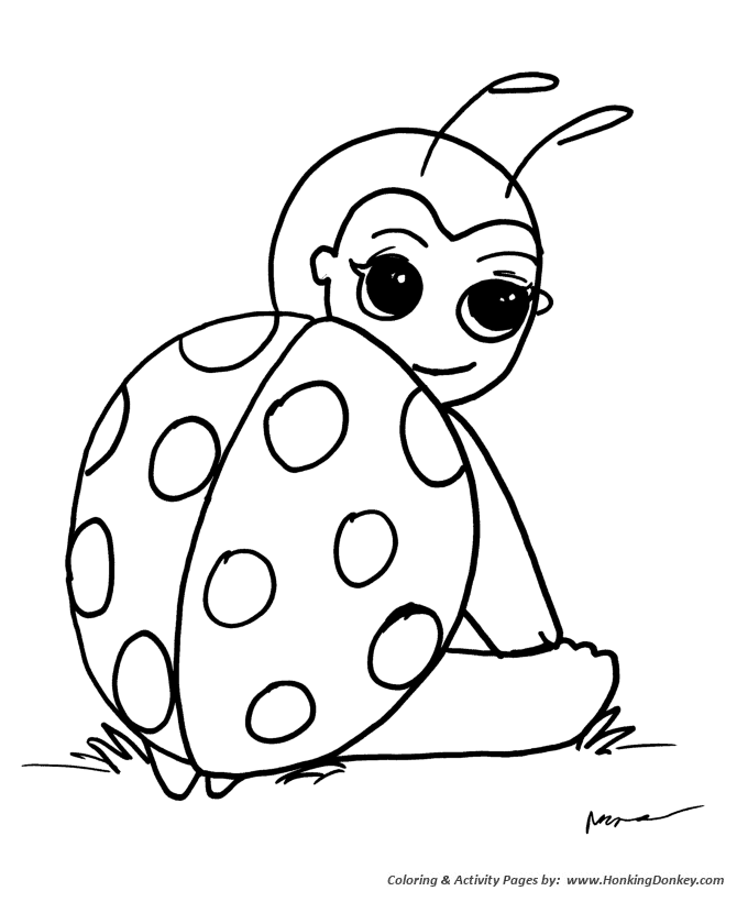 Anime Coloring page | Lady Bug