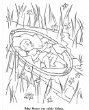 Bible Story Character Coloring Pages - Moses 