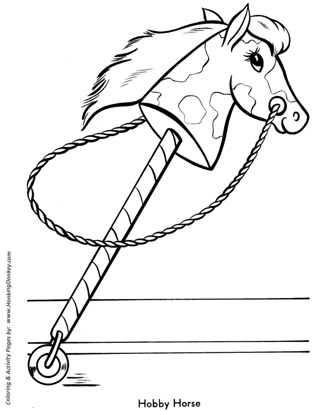Easy Shapes Coloring pages | Hobby Horse
