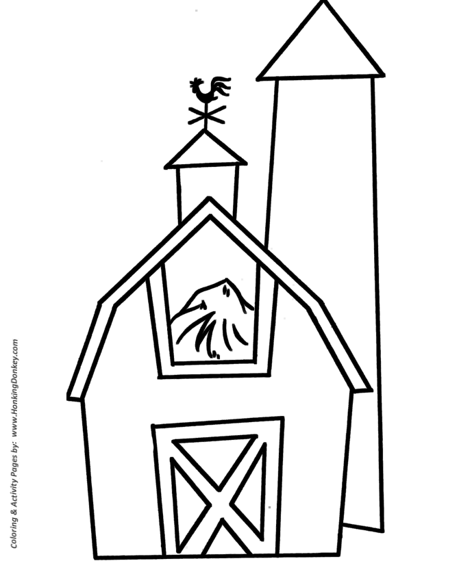Pre-K Coloring pages | Barn