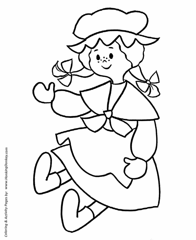 Pre-K Coloring pages | Rag Doll