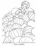 Fall Pumpkin Coloring Pages