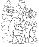 Winter Season Coloring Pages