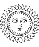 Summer Coloring Pages - Summer Sun