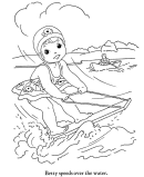 Summer Coloring Page Sheet - Summer Fun