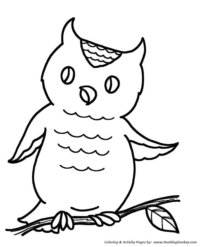 Free Printable Easy, Cute Coloring Pages for Kids