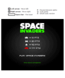 Space Invaders online arcade game