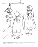 Hansel and Grettle Fairy Tale Coloring Pages