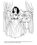 Snow White and the Seven Dwarfs Story Coloring Pages