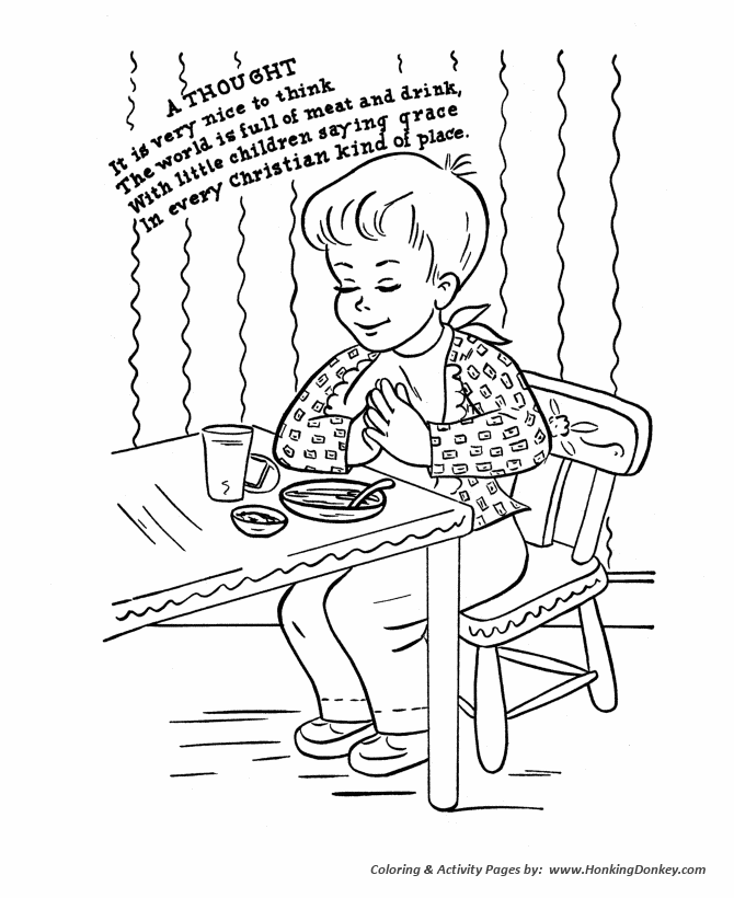 Nursery Rhyme coloring page | A Thought