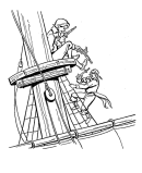 Treasure Island Story Coloring Pages