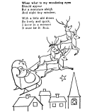 The Night Before Christmas Coloring Pages