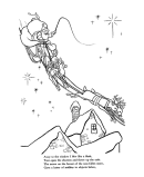 The Night Before Christmas Coloring Page 6